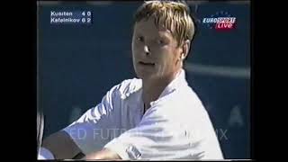 GUSTAVO KUERTEN VS YEVGENY KAFELNIKOV US OPEN QF 2001 HIGHLIGHTS [upl. by Anerev]