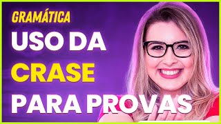 CRASE PARA PROVAS CONCURSOS E VESTIBULARES TEORIA  RESOLUÇÃO DE EXERCÍCIOS  Profa Pamba [upl. by Docile]