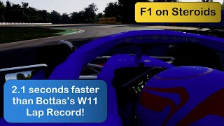 Imola Hotlap 111549  F1 World 1600 Tech Level  4K [upl. by Noiek901]