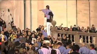 Castellers a la Catedral de Girona [upl. by Paehpos]