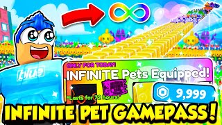 BUYING THE INFINITE PET GAMEPASS IN PET SIMULATOR X [upl. by Goldsmith631]