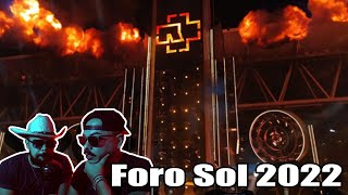 Reaccion  Rammstein  Du Hast  Mexico Foro Sol 2022 [upl. by Nuhsed]