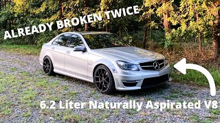 I Bought the Cheapest Facelift Mercedes C63 AMG and It Already Broke Twice [upl. by Akisey]