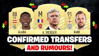 FIFA 21  NEW CONFIRMED TRANSFERS amp RUMOURS  FT ALABA KANE WENGER etc [upl. by Ariela]