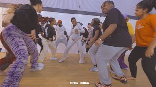 Goya Menor amp Nektunez  Ameno  Amapiano Remix Official AFROVIBEZ Dance Class video [upl. by Arda548]