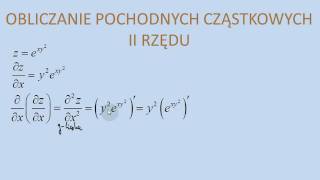 Pochodne cząstkowe drugiego rzędu [upl. by Noiram]