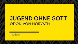 von Horváth Jugend ohne Gott Reclam Hörbuch [upl. by Grochow]