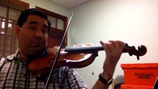 Violin Practice Perpetual Motion PlayAlong [upl. by Annahsohs]