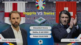 EURO 2024 INGGRIS VS SWISS sportsnation versusfootball1QAZSPORTTV [upl. by Waddle]