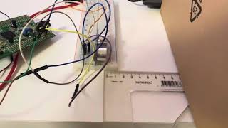 STM32F407 Discovery  HCSR04 distance measurement [upl. by Lai]