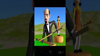 Scary Teacher 3D vs Squid Game Sports Challenges with Scary Neighbors shorts [upl. by Loss236]