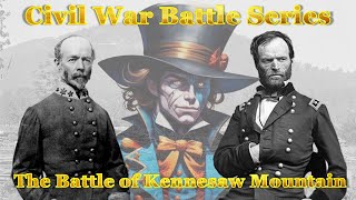 Civil War Battle Series The Battle of Kennesaw Mountain Johnston Digs to Stop William T Sherman [upl. by Airotahs]