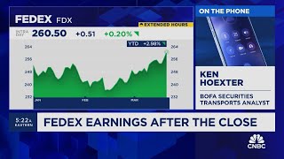 Expect to see continued pressure from FedExs results says Ken Hoexter [upl. by Ungley]