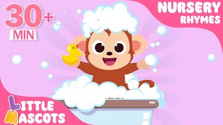 The Bath Song  Wash Your Hands  more Little Mascots Nursery Rhymes amp Kids Songs [upl. by Enelcaj]