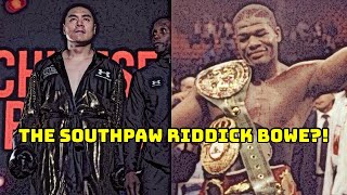 ZHILEI ZHANG IS THE SOUTHPAW RIDDICK BOWE WE’LL SEE VS JOSEPH PARKER [upl. by Ridglee466]