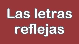 Grafologia Letras reflejas [upl. by Edina687]