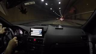 Mercedes C63 AMG BRUTAL SOUND TUNNEL [upl. by Kristofor857]