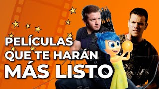 Las 10 Películas que te harán ser MÁS Inteligente 🎬 🤔 [upl. by Aernda753]