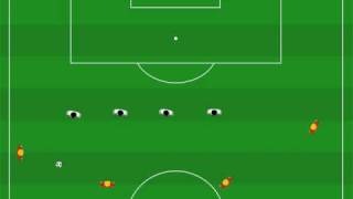 Fussballtraining Viererkette Taktiktraining [upl. by Etireuqram587]