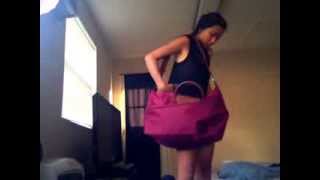 My Longchamp Collection Le Pliage expandable travel bag [upl. by Laks]