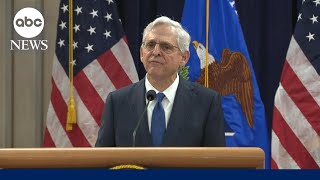 Merrick Garland vows DOJ wont be used as political weapon [upl. by Parris567]