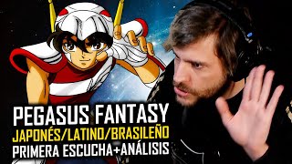 EscuchoAnalizo Pegasus Fantasy por primera vez Saint Seiya  ShaunTrack [upl. by Eirot]