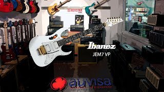 Review Ibanez JEM7VP Steve Vai Auvisa [upl. by Nyrol]