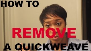 HOW TO REMOVE A QUICKWEAVE [upl. by Rossie696]