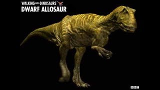 TRILOGY OF LIFE  Walking with Dinosaurs  Polar allosaur  Australovenator [upl. by Enelkcaj]