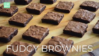 The BEST Fudgy Brownie Recipe  Simple amp Easy Recipe For Perfect Fudgy Brownies [upl. by Nihhi]