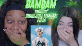 뱀뱀 BamBam riBBon HIGHLIGHT MEDLEY FILM reaction [upl. by Yrolam680]