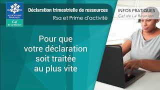 La déclaration trimestrielle de ressources [upl. by Harwell]