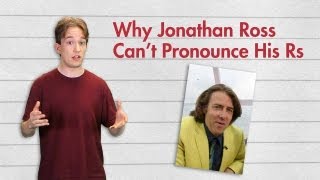 Why Jonathan Ross Cant Pronounce His Rs [upl. by Scharf]