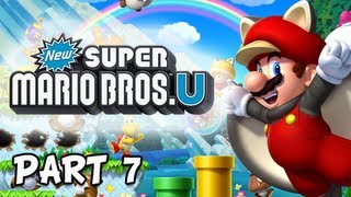 New Super Mario Bros Wii U Walkthrough  Part 7 Mortons Compactor Castle Lets Play WiiU Gameplay [upl. by Hedwiga3]