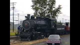 Cowlitz Chehalis amp Cascade Railway steam loco 15 [upl. by Monk]