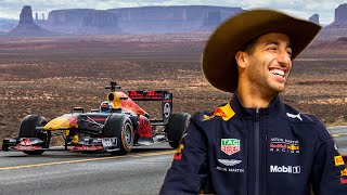 Road Trip USA  Daniel Ricciardo takes F1 to San Francisco Monument Valley and Las Vegas [upl. by Tellford250]