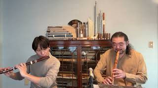 Teleman Duet Sonata in Em with Hikaru Iwakawa  quena [upl. by Plotkin]