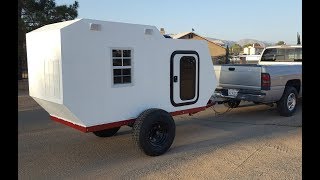 4 x 8 camper part 25  FINALLY CAMPING  RATTLESNAKES [upl. by Eittik338]