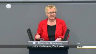 Jutta Krellmann DIE LINKE 10 Euro Mindestlohn für alle [upl. by Aicad150]