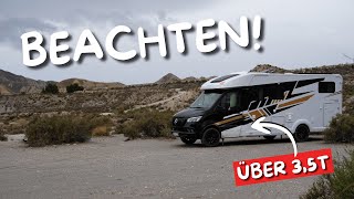 Wohnmobil über 35t 🚐 DAS müsst ihr beachten [upl. by Leamse]