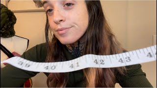 ASMR Taking Your Measurements for a Custom Dress • Boutique Roleplay [upl. by Gamber228]