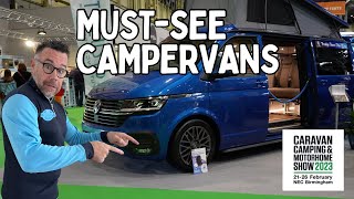 The Most Incredible VW Transporter Campervans You’ve Ever Seen  Caravan Camping and Motorhome Show [upl. by Kynan]