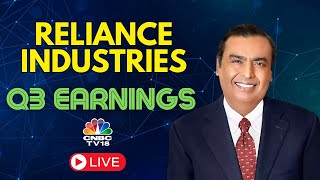 LIVE  Reliance Q3 Profit At ₹17265 Crore  Reliance Industries Q3 Results  Earnings Central N18L [upl. by Eliza]