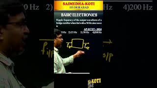 BASIC ELECTRONICS  ECET2024  SAIMEDHA KOTIHYD  9246212138 [upl. by Jezabel694]