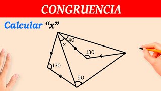 CONGRUENCIA de TRIANGULOS  ejercicios resueltos paso a paso [upl. by Sharp]