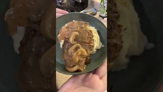 Chicken amp potatoes with mushroom gravy cooking food dinner asmr recipe mushroomgravy [upl. by Ruckman]