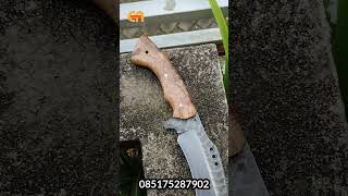 IDR 400 Ribu Kukri Custom Tribal Burl Amboyna pisaucustom pisaubushcraft kukri pisaucustom [upl. by Ettevol]