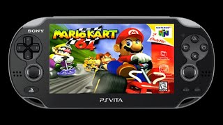 PlayStation Vita  Mario Kart 64 on N64 Gameplay [upl. by Alie]