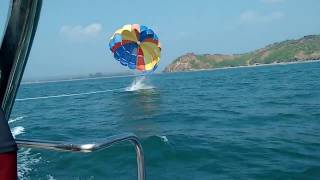 Parachute ride in Goa [upl. by Rowney]