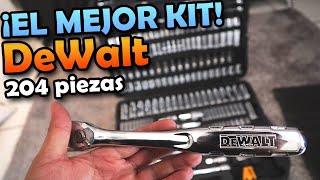 KIT de herramientas DEWALT 204 piezas de mecanica [upl. by Eiznek401]